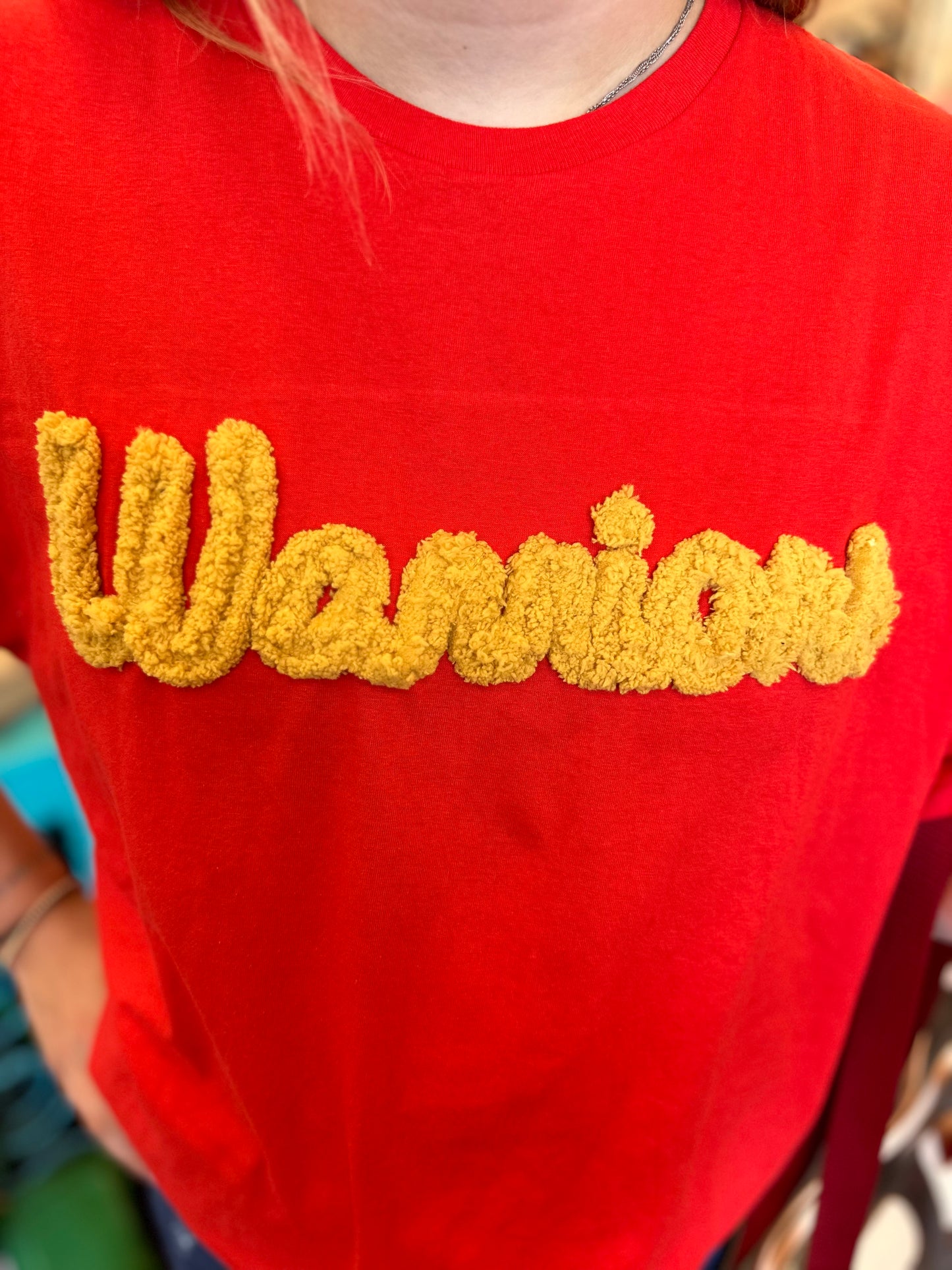 Warriors Chenille Tee