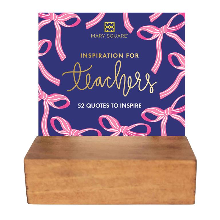 Inspirational Teachers Card Block