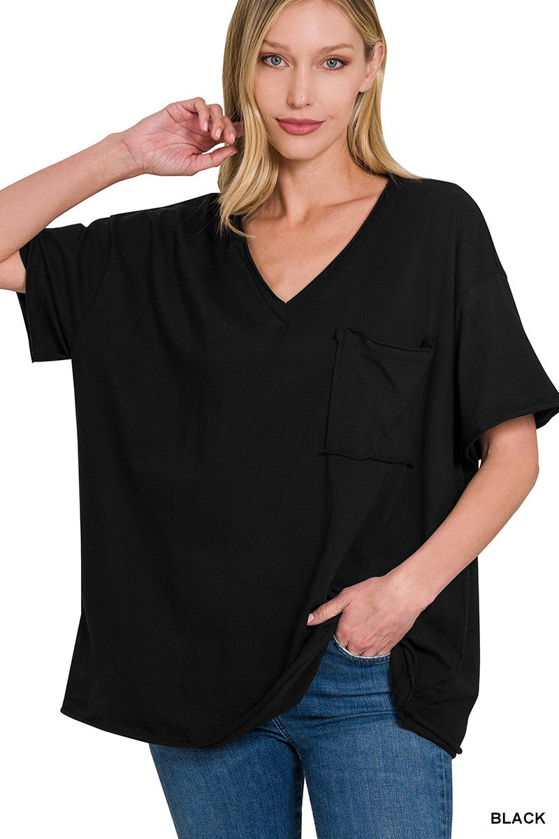 Black Oversized Tee