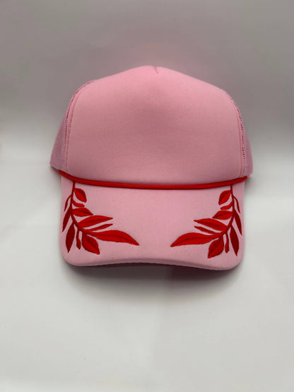 Pink Captain Foam Trucker Hat