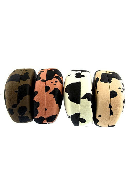 Cowprint Sunglasses Case