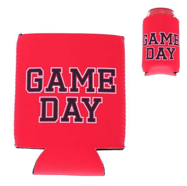 Red Game Day Koozie