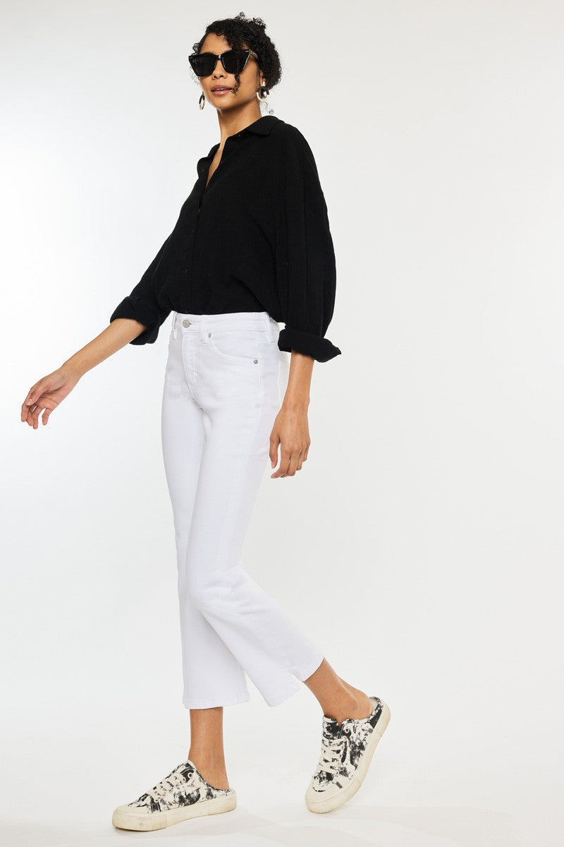 Kancan White High Rise Jeans