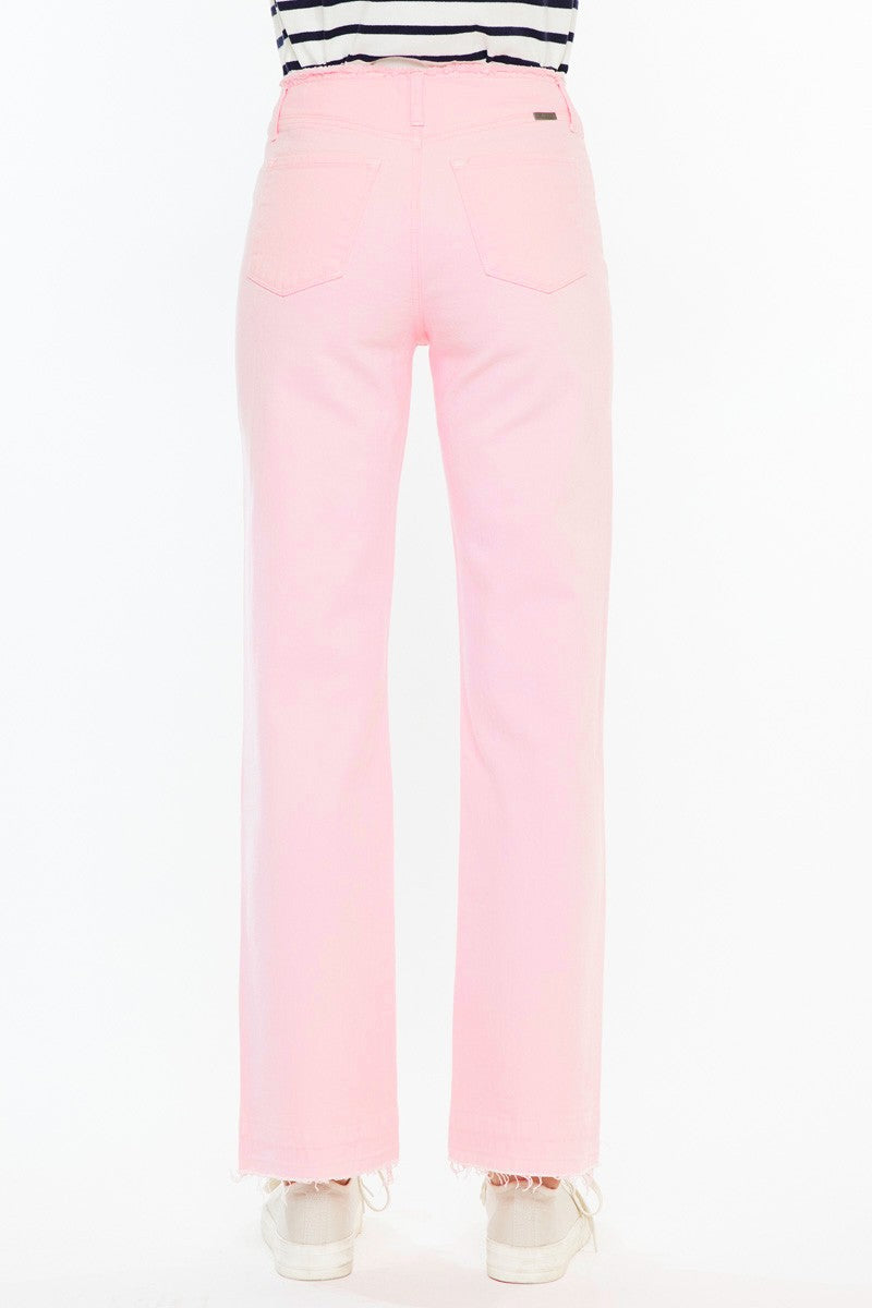 Kancan Pink High Rise Pants