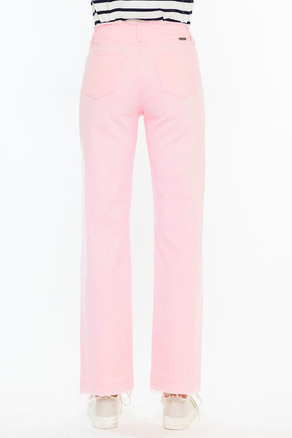 Kancan Pink High Rise Pants