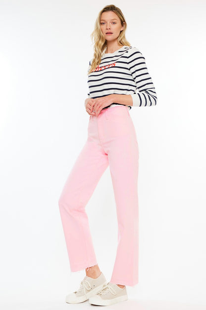 Kancan Pink High Rise Pants