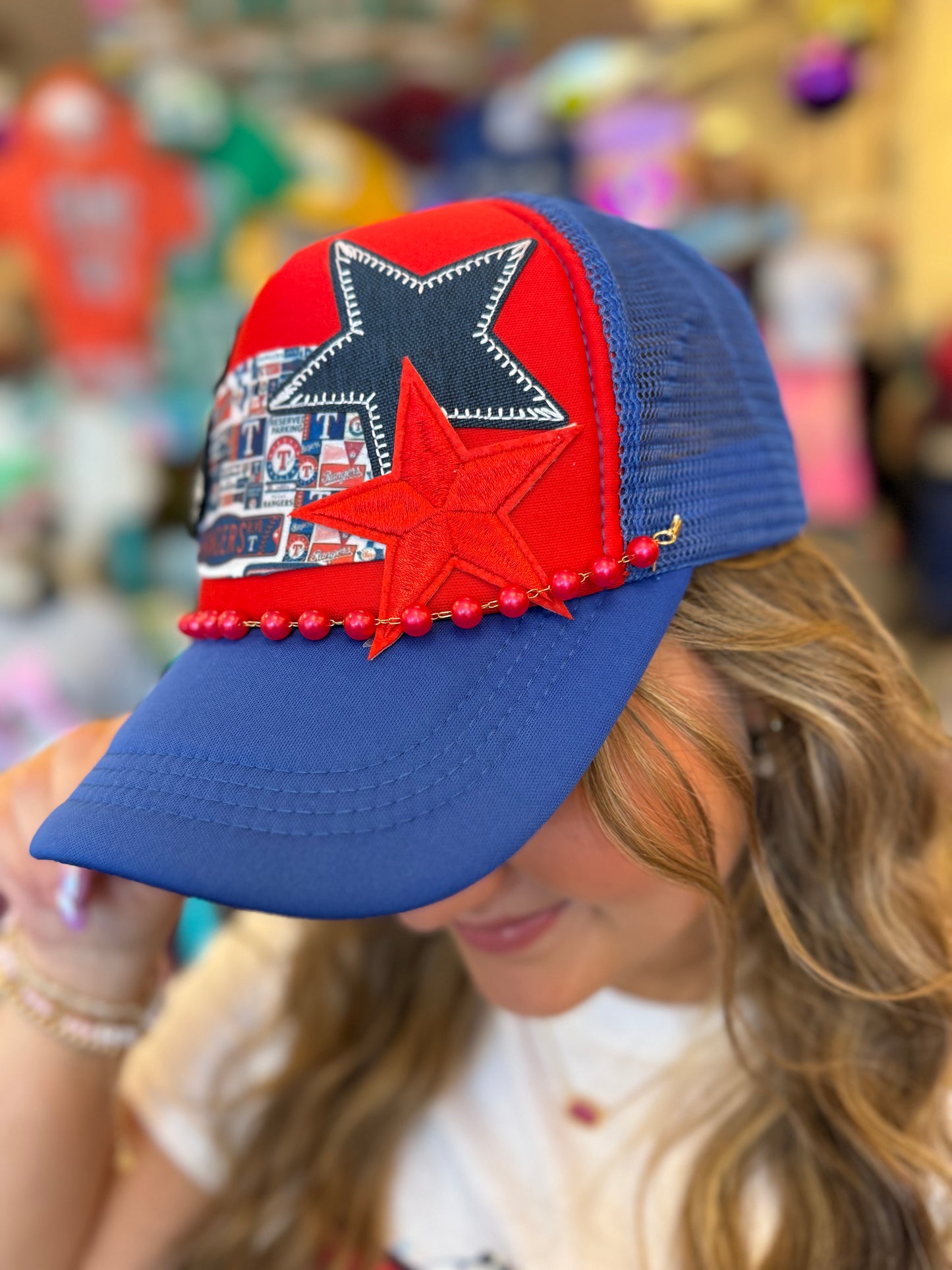 Texas Rangers Trucker Hat