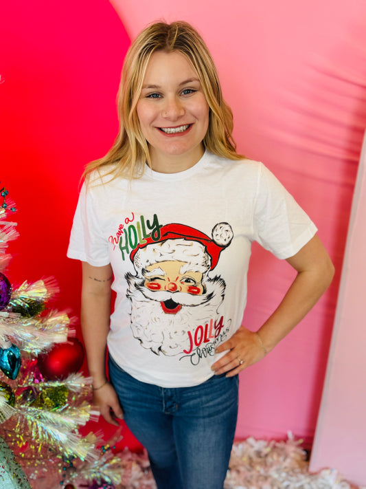 Holly Jolly Santa Tee