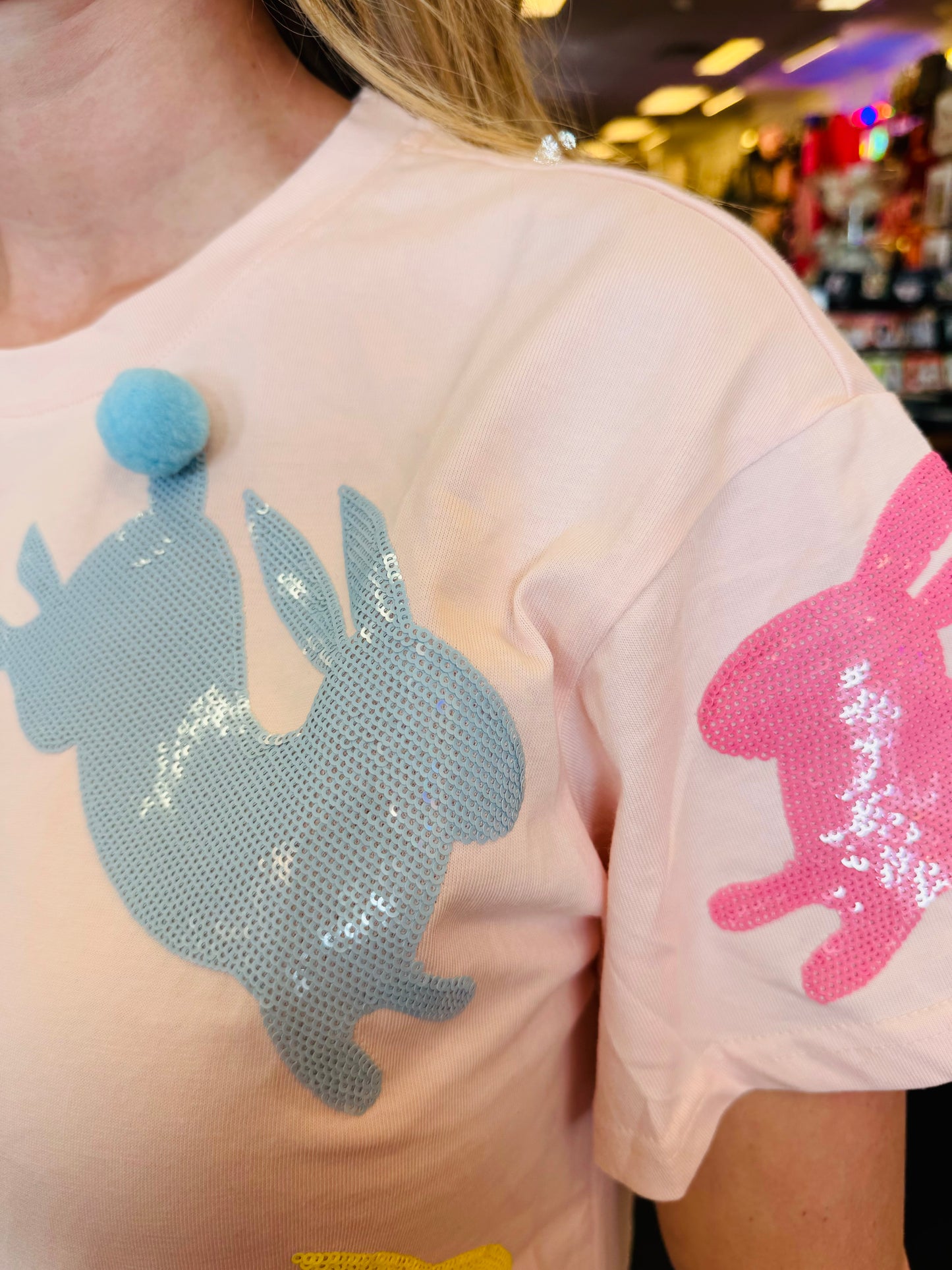 Easter Sequin Bunny Tee