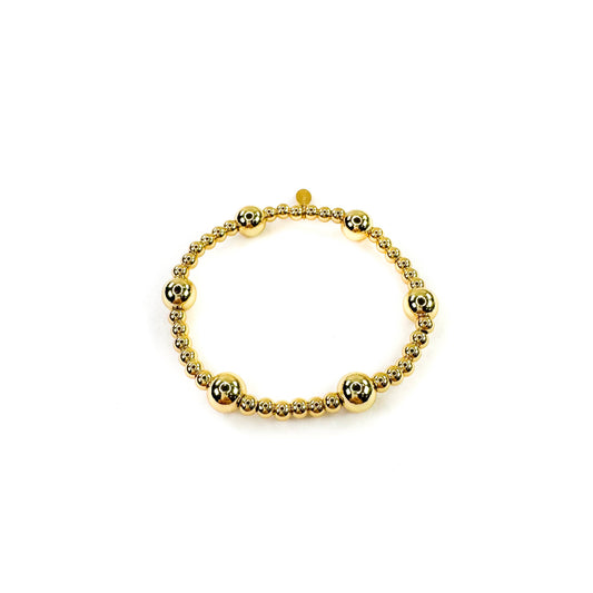 Gold Beads - 4mm/8mm (Water Resistant)