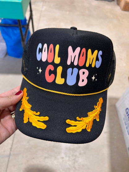 Captain of Cool Moms Club Trucker Hat