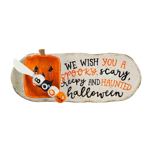 We Halloween Dip And Tray Set