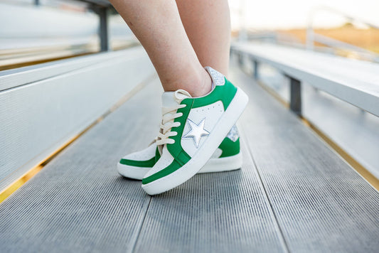 Miel 56 Green & Silver Sneakers