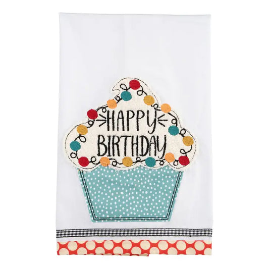 Colorful Cupcake Tea Towel