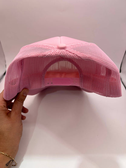 Pink Captain Foam Trucker Hat