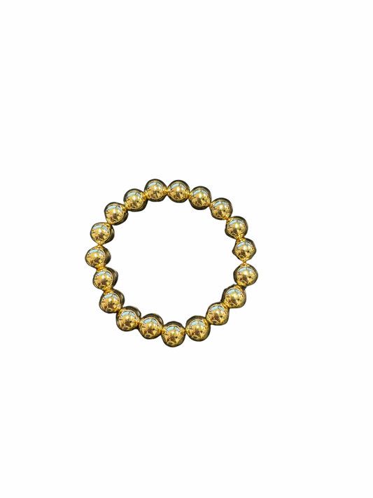 Gold Ball Bracelet- Large