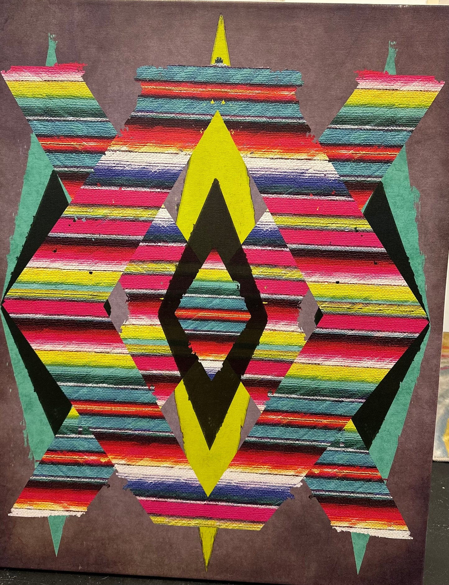 Serape Aztec Canvas