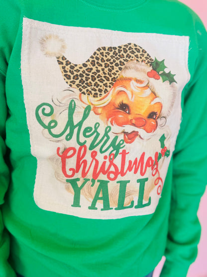 Merry Christmas Y'All Sweatshirt