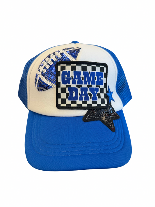 Blue Game Day Trucker Hat