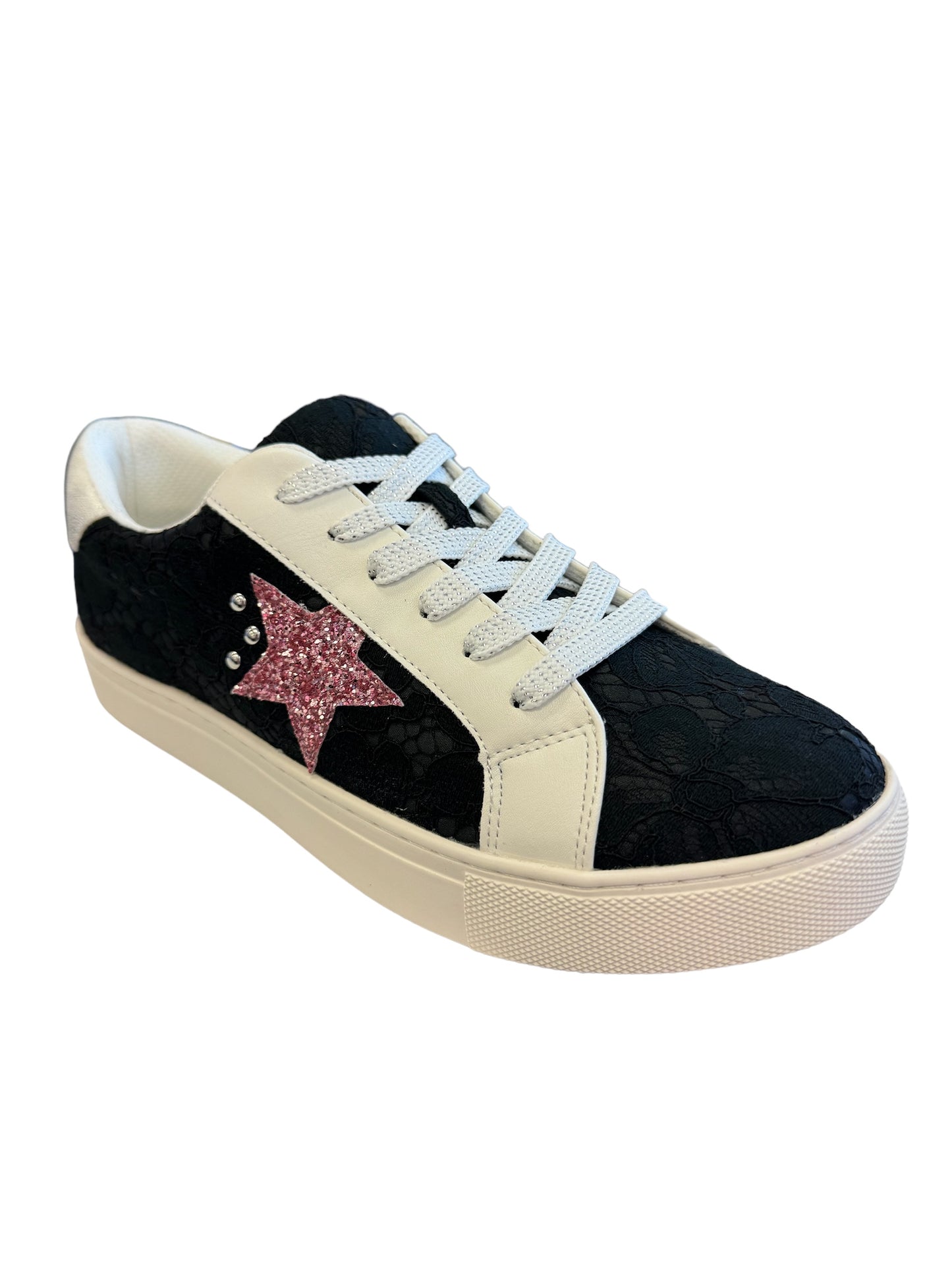 Supernova Black Lace Sneakers