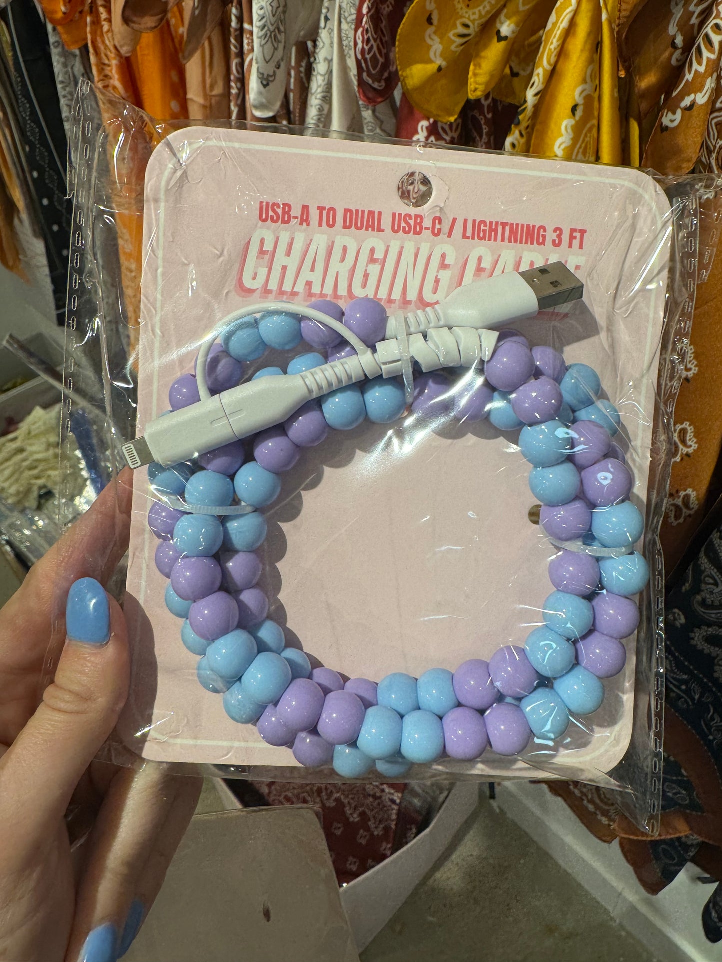 Beaded Phone Chargers