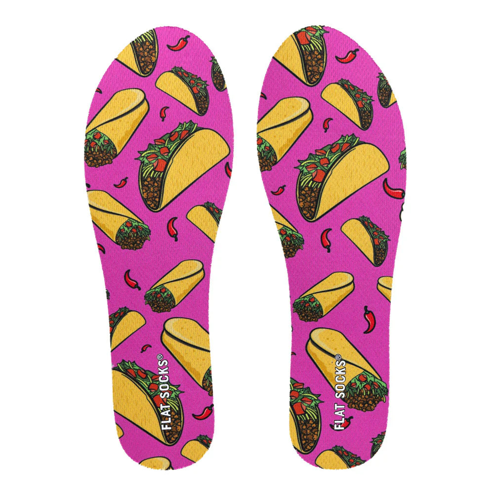 Flat Socks - Taco Bout It