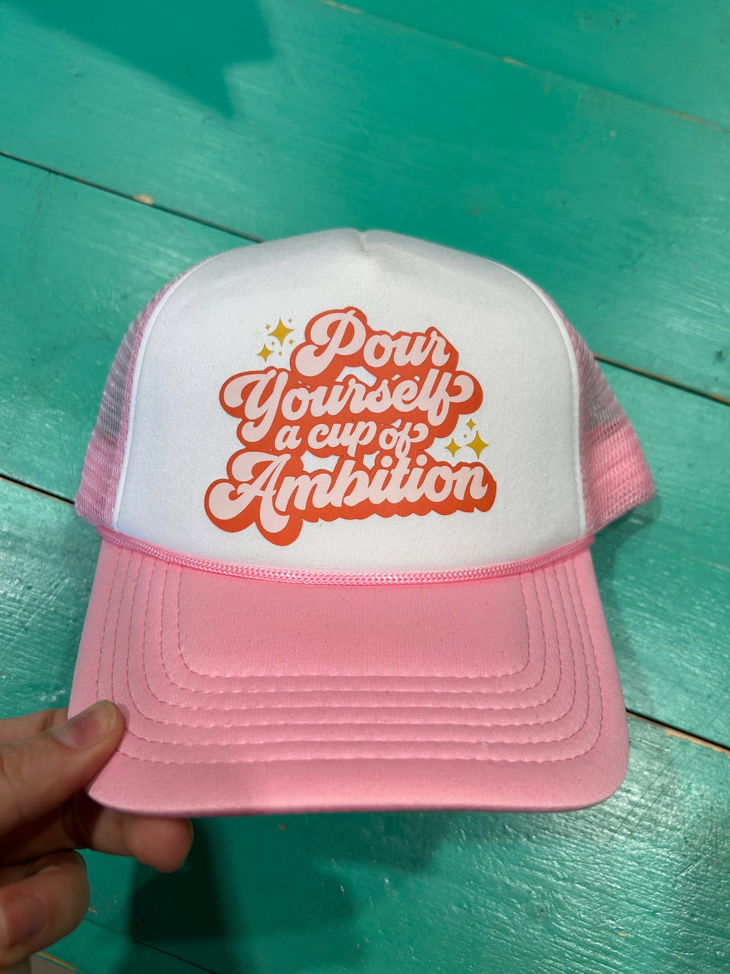 Dolly Cup of Ambition Trucker Hat