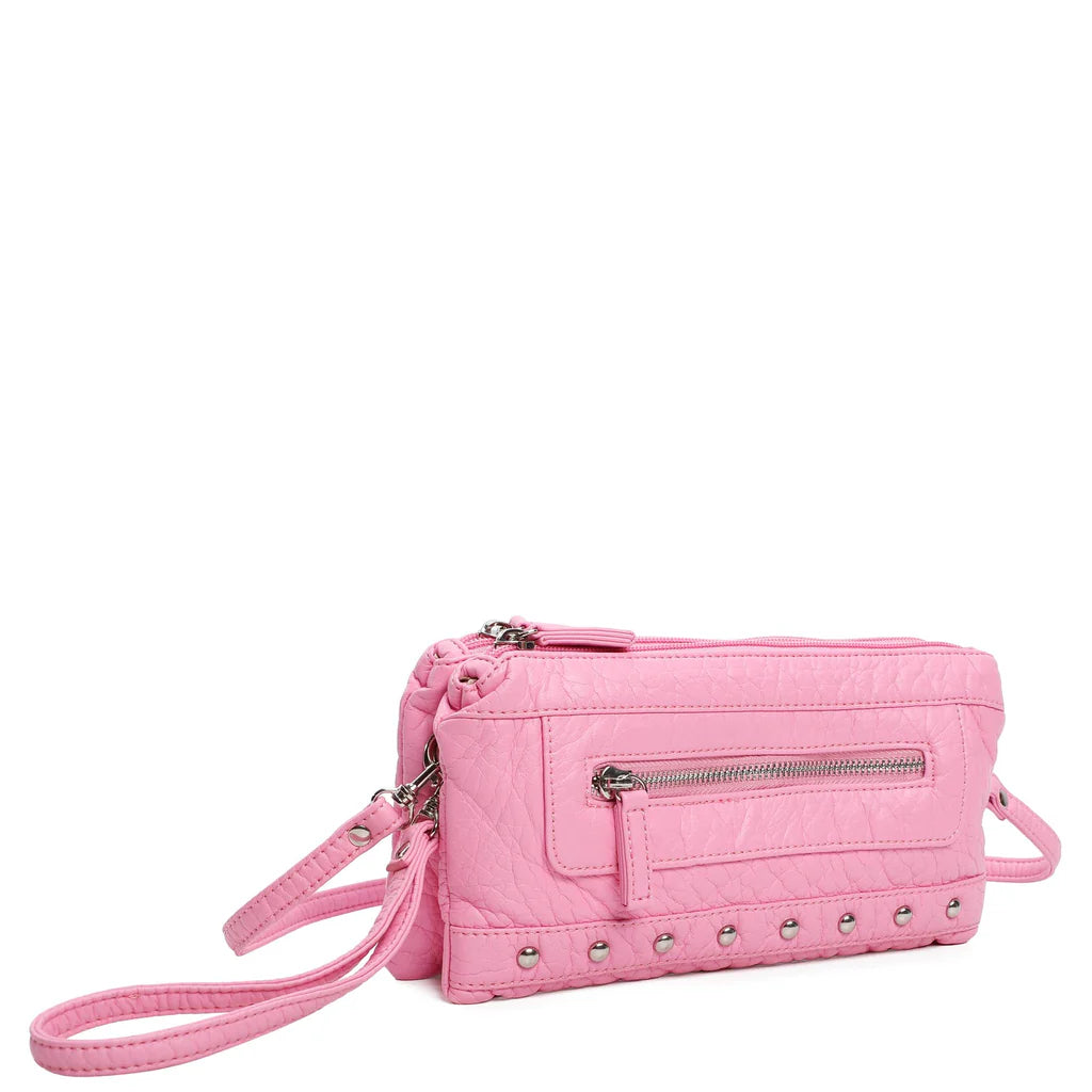 Malie Wristlet- Bubble Gum Pink