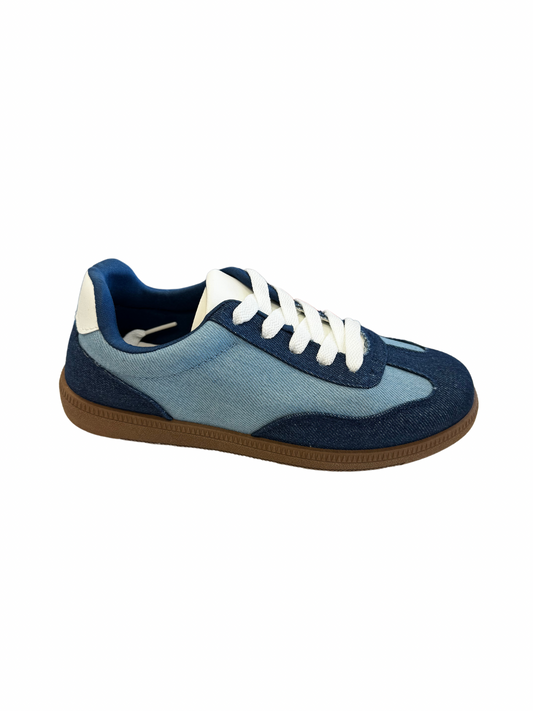 Tesla Blue Denim Sneakers