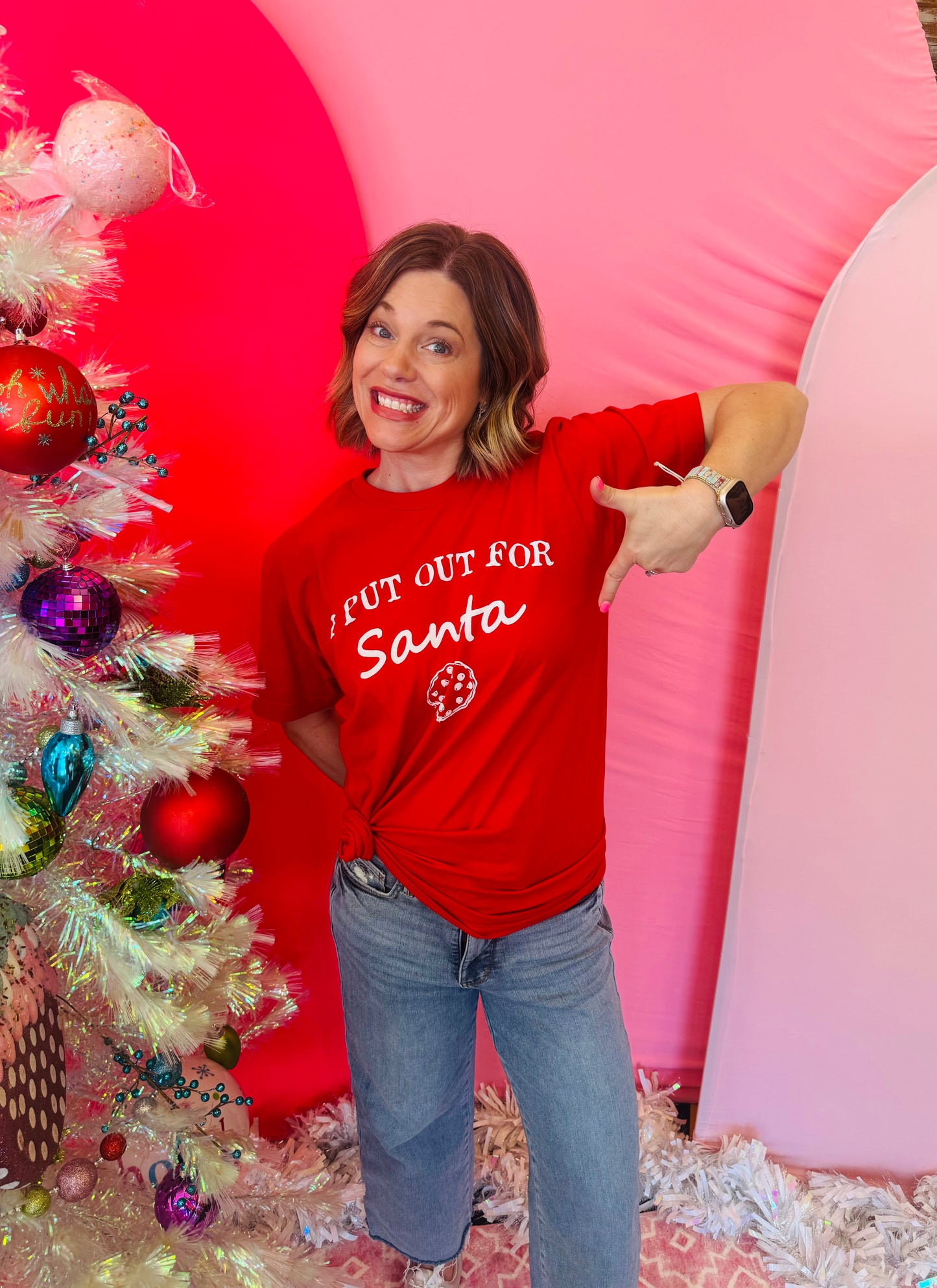 I Put Out For Santa Tee