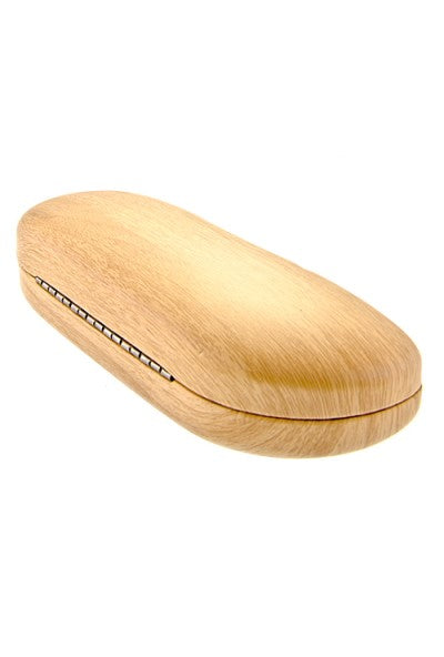 Faux Wood Sunglasses Case