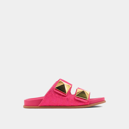 Bernarda Fuchsia Woven Sandals