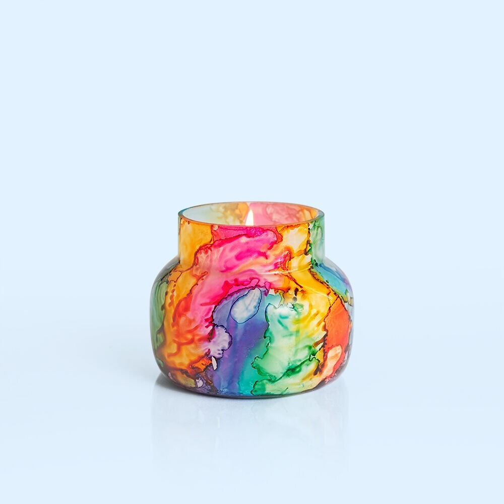 Volcano Petite Rainbow Watercolor Jar 8oz