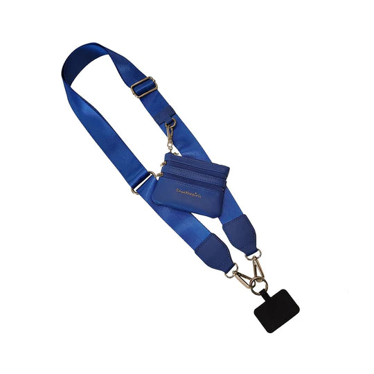 Clip & Go Strap W\ Pouch Royal Blue