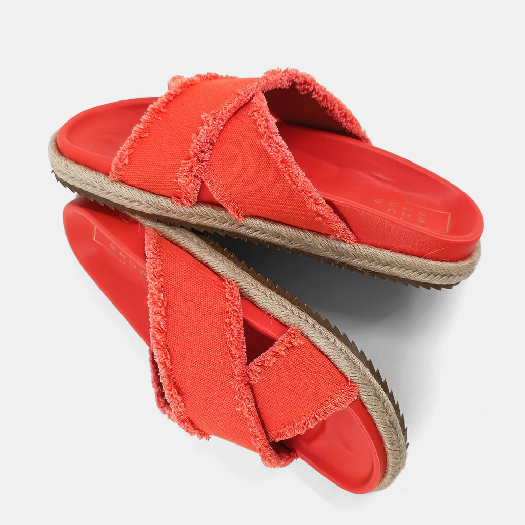 Shu Shop Courtney Coral Sandal