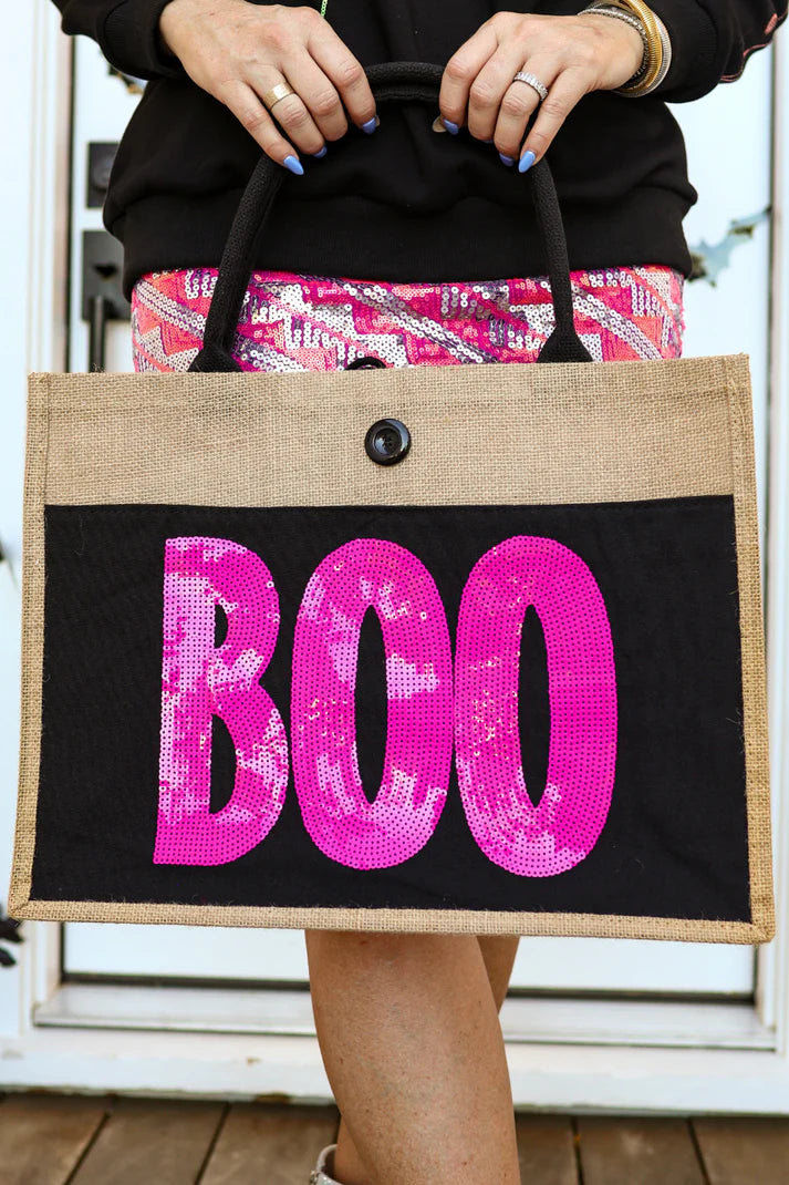 Sequin Boo Bag