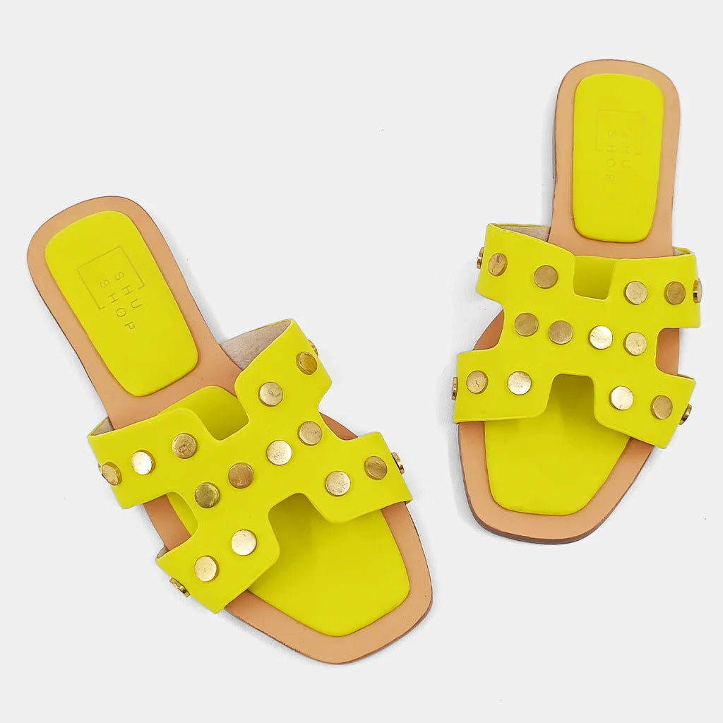 Shu Shop Donatella Lime Sandals