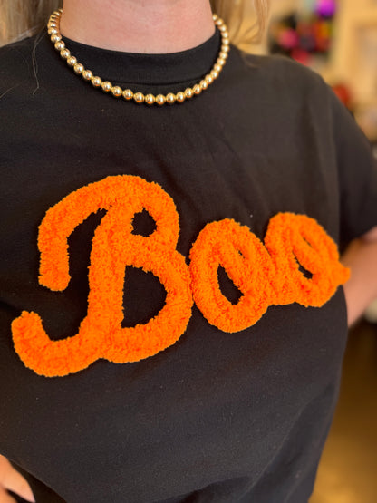 Chenille Boo Tee