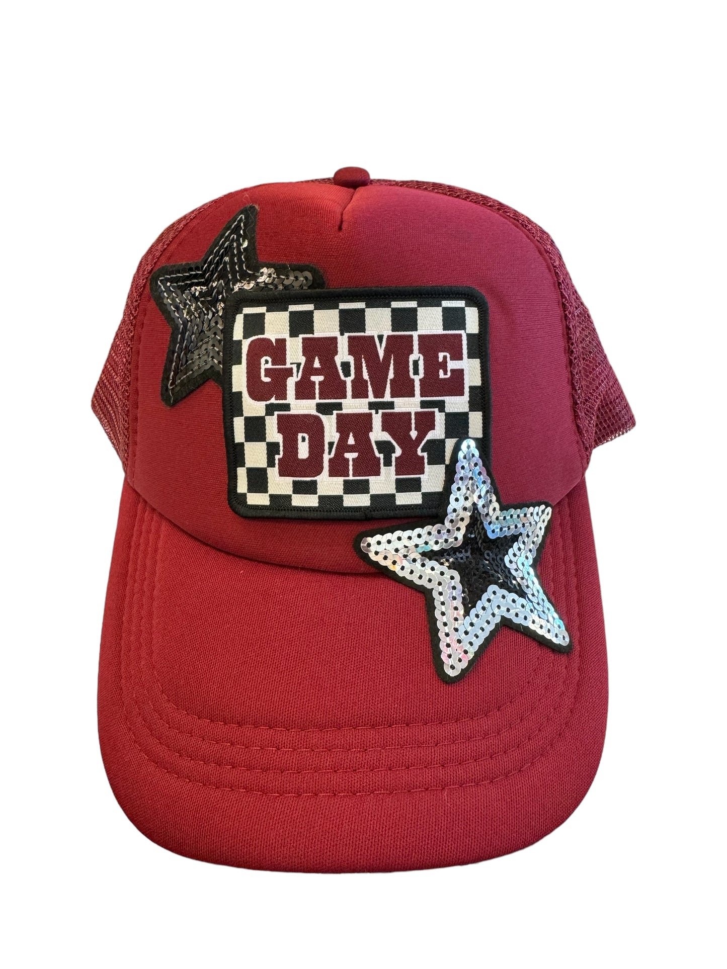 Burgundy Game Day Trucker Hat