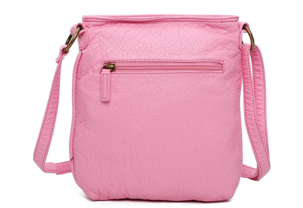 The Willa Crossbody - Bubble Gum