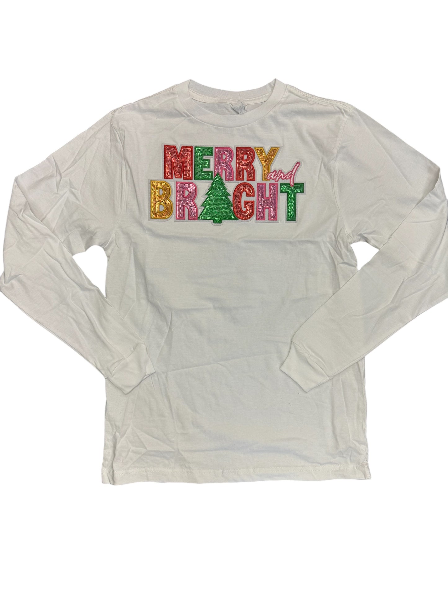 Merry & Bright Long Sleeve Tee