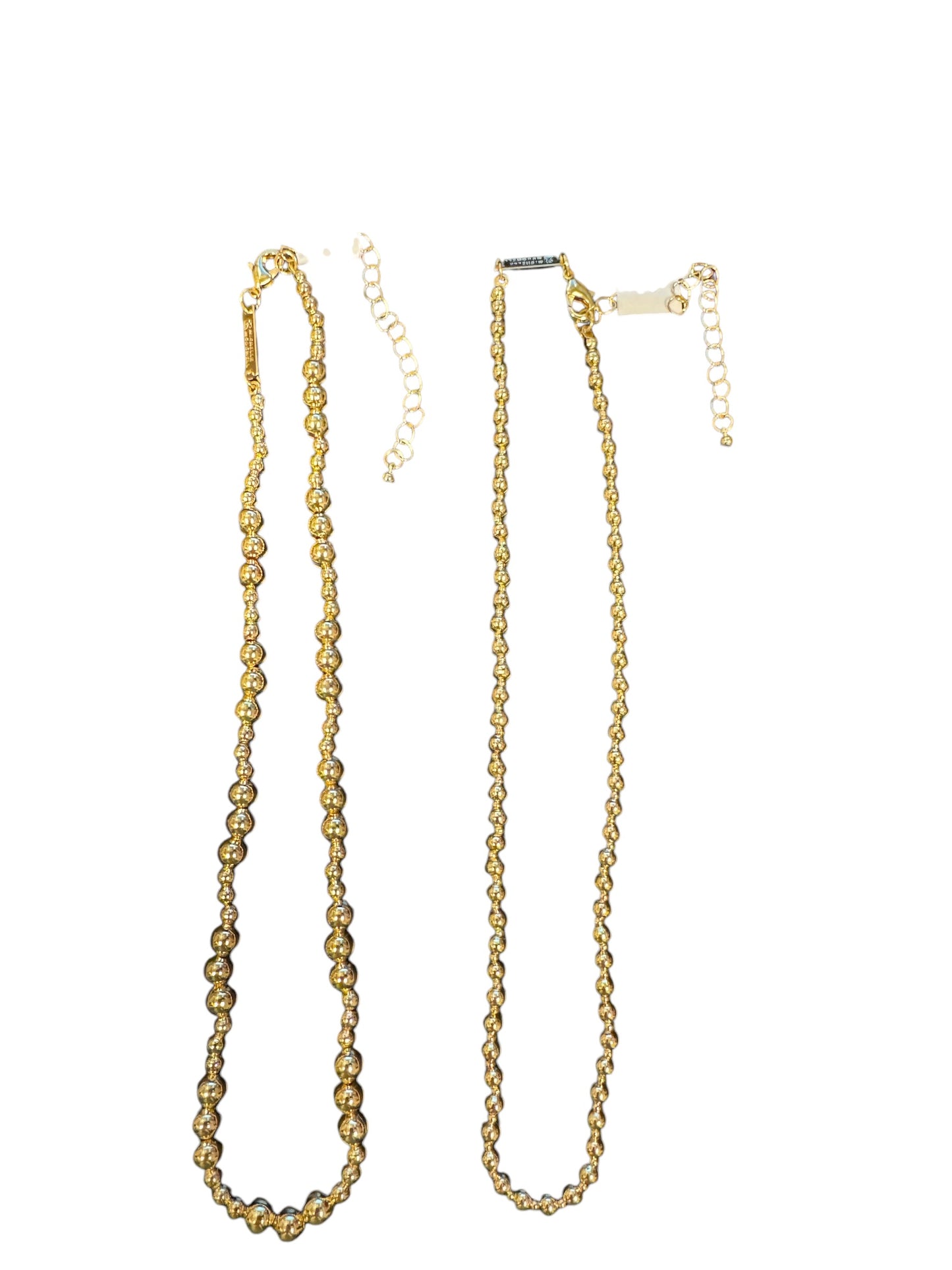 Jackson Beaded Gold Necklace