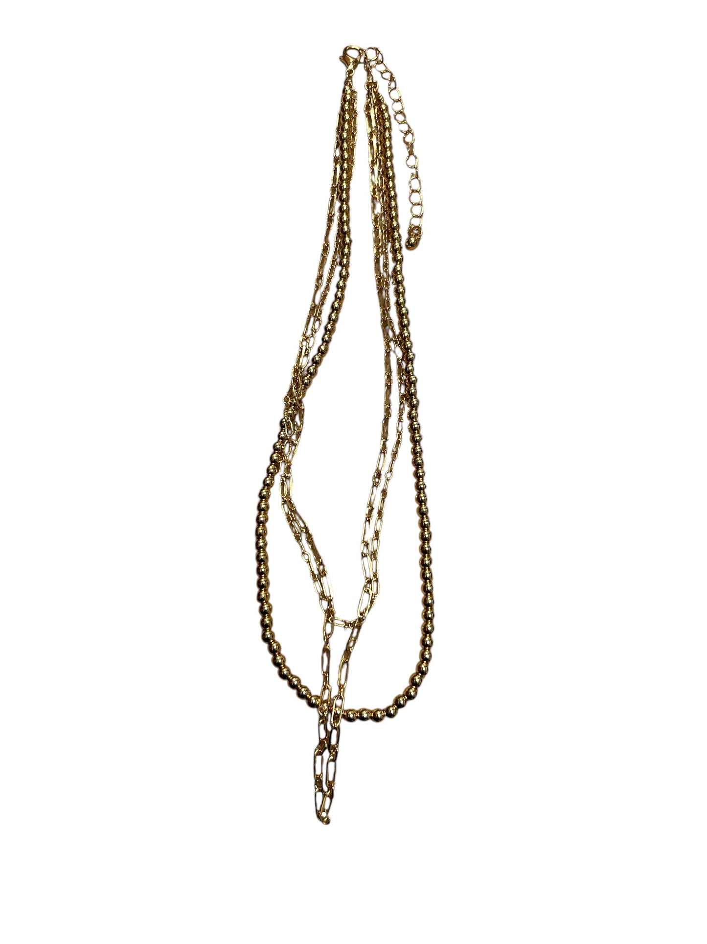 Gold Layered Necklace (Water Resistant)