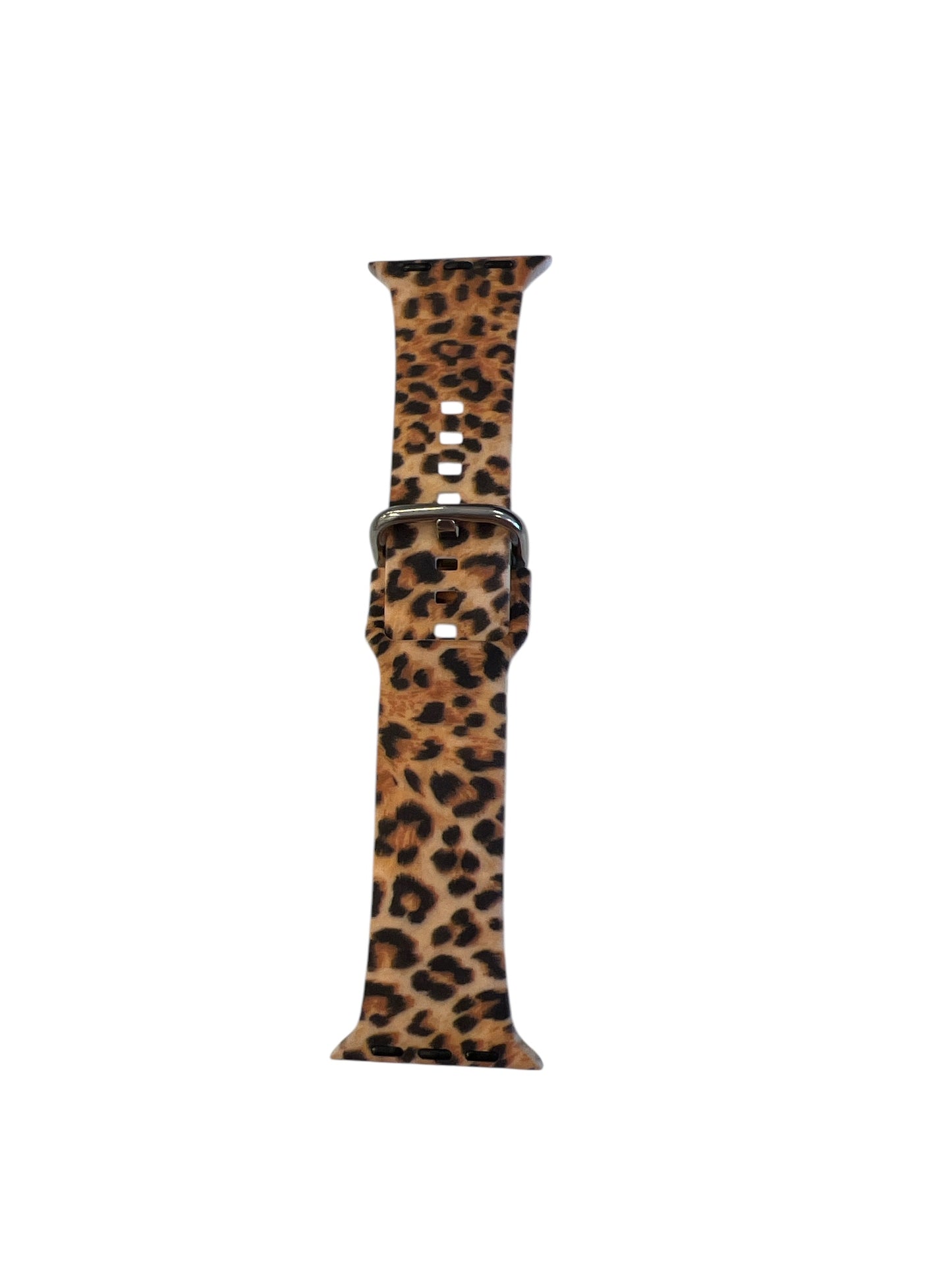 Leopard Silicone Apple Watch Band