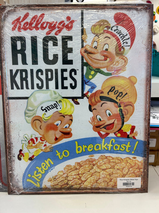 Rice Krispies Metal Sign