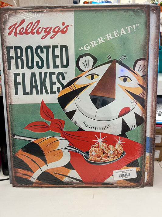 Frosted Flakes Metal Sign