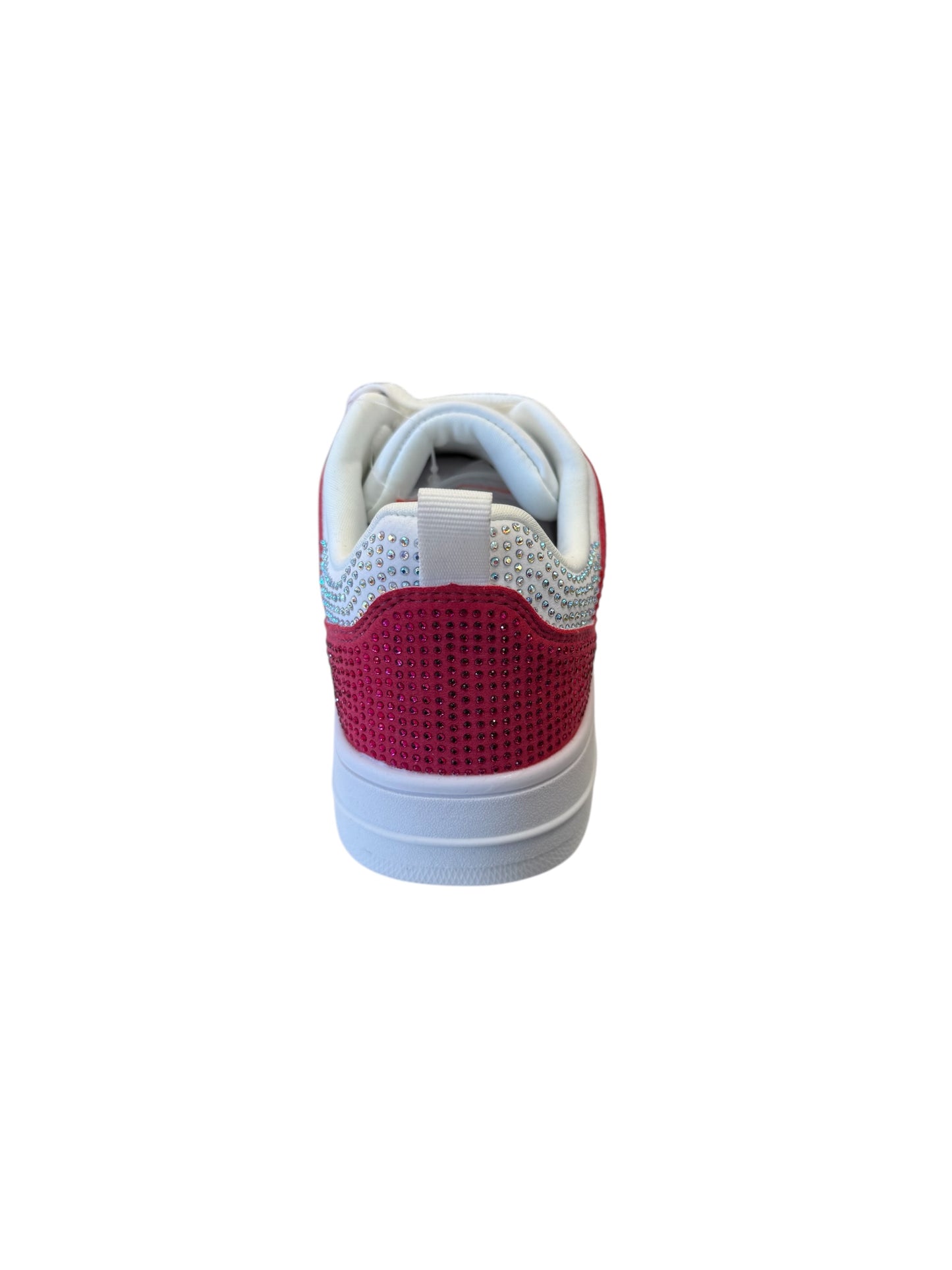 Fuchsia And White Rexx Sneakers