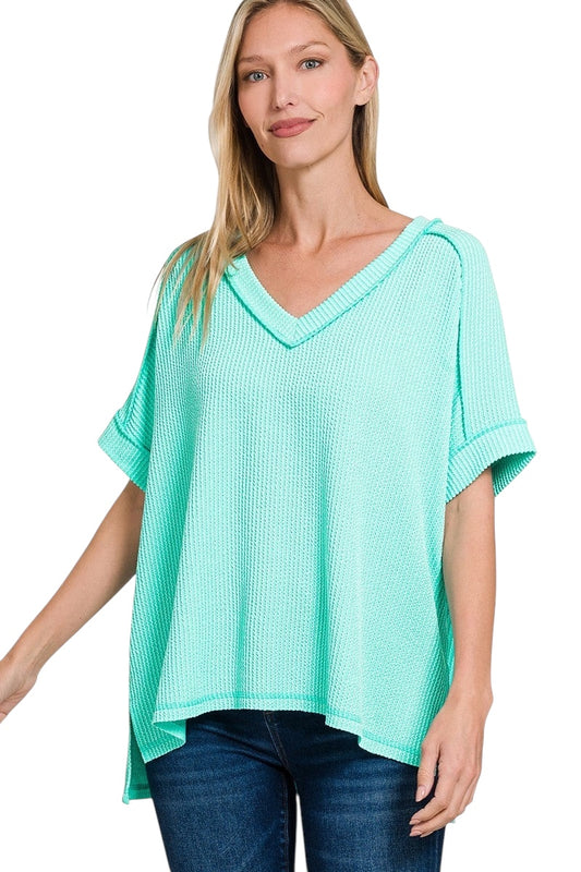 Mint Corded Top - Plus