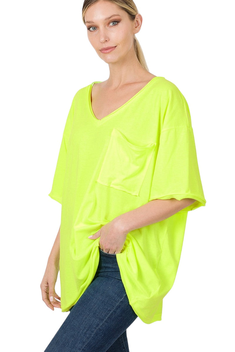 Neon Lime Oversized Tee