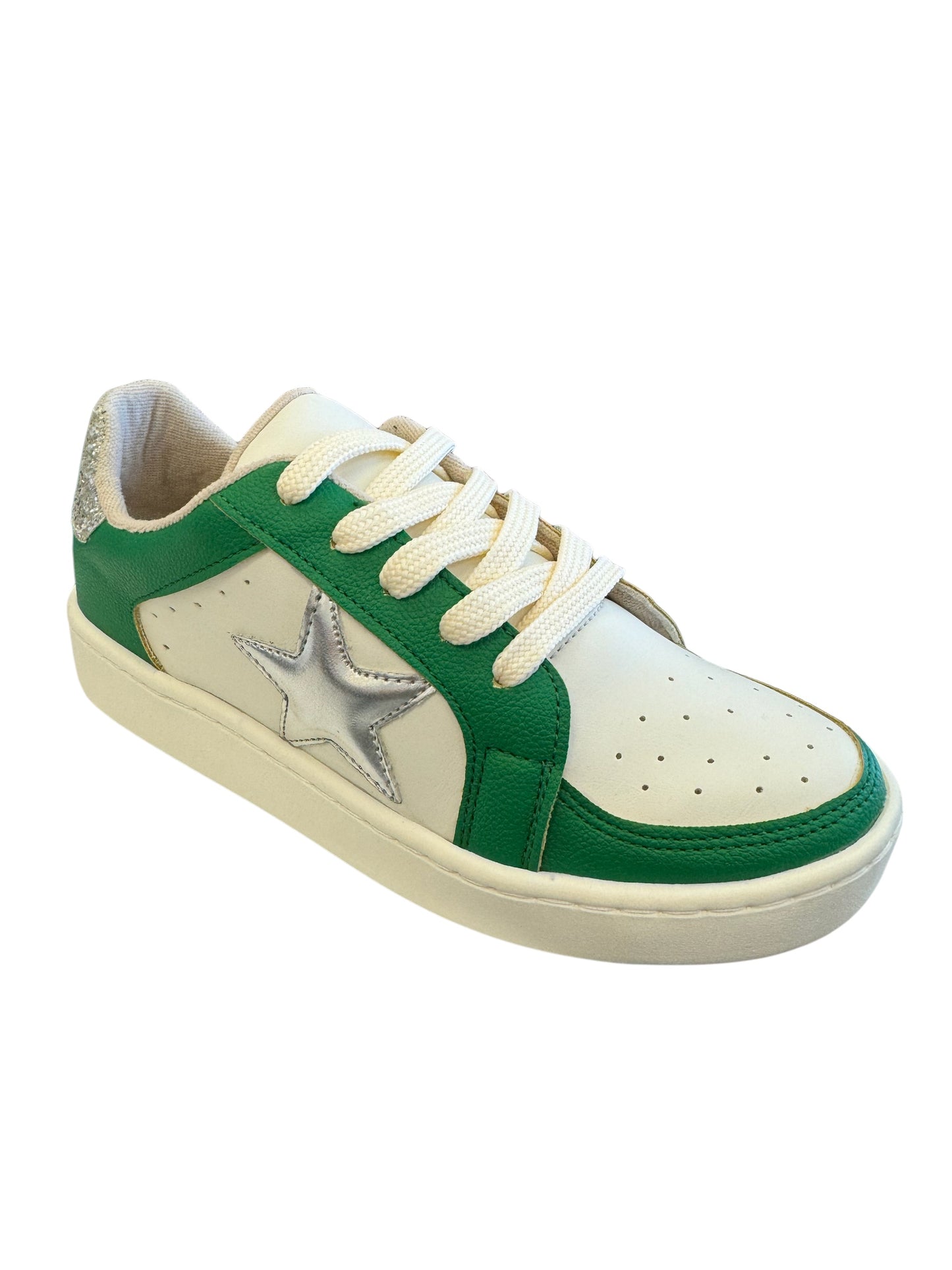 Miel 56 Green & Silver Sneakers